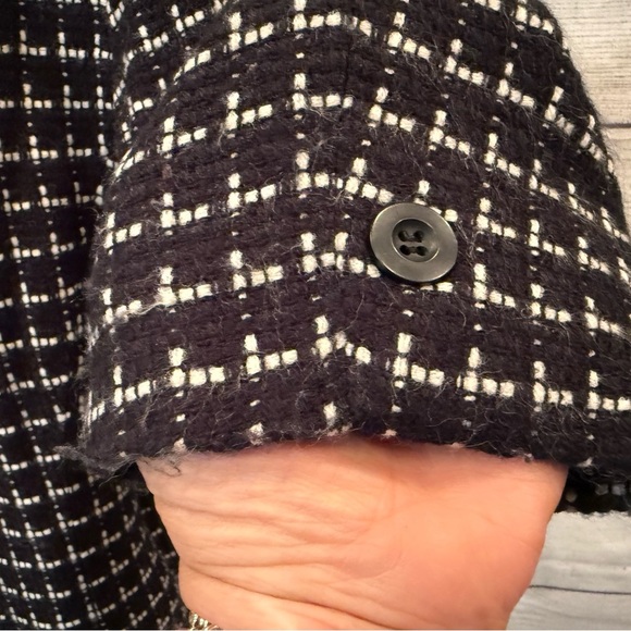 STYLE & CO Women's Black and White Jacket/size 12 - Picture 3 of 8